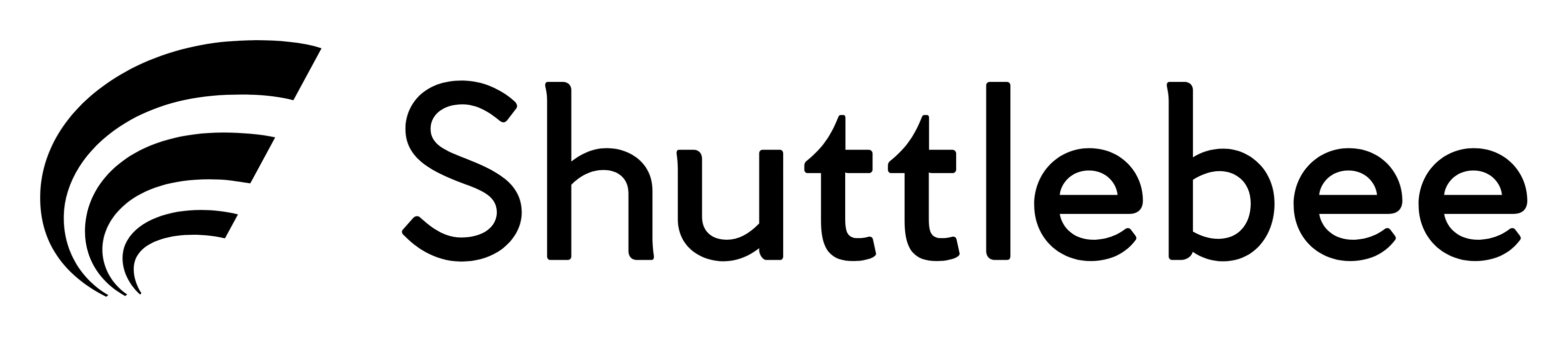 Shuttlebee Black Logo No Background