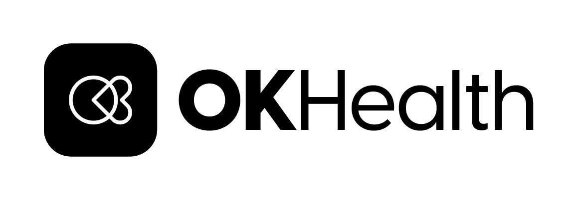 Ok Health Logo Final Horizontal Black Pantone