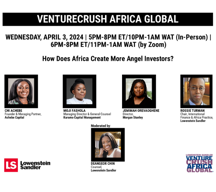 VentureCrush Africa Global (In-Person or Zoom)