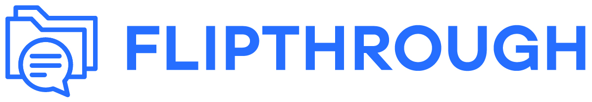 Flipthrough Blue Logo Horiz 100